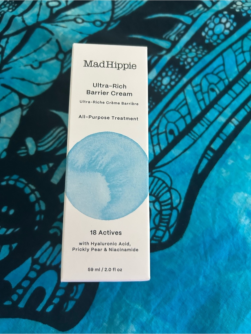 Mad Hippie Ultra-Rich Barrier Cream moisturizer hylauronic acid. Made in USA